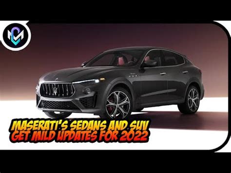 slimmaserati|Slim Trim; Maseratis Sedans and SUV Get Mild Updates for 2022